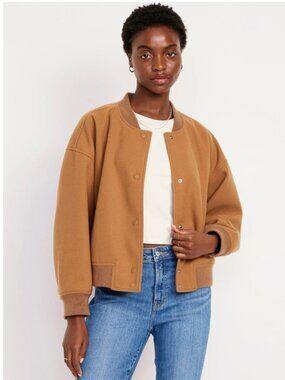 *Old Navy Oversized Camel Bomber Jacket